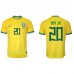 Brazilië Vinicius Junior #20 Voetbalkleding Thuisshirt WK 2022 Korte Mouwen